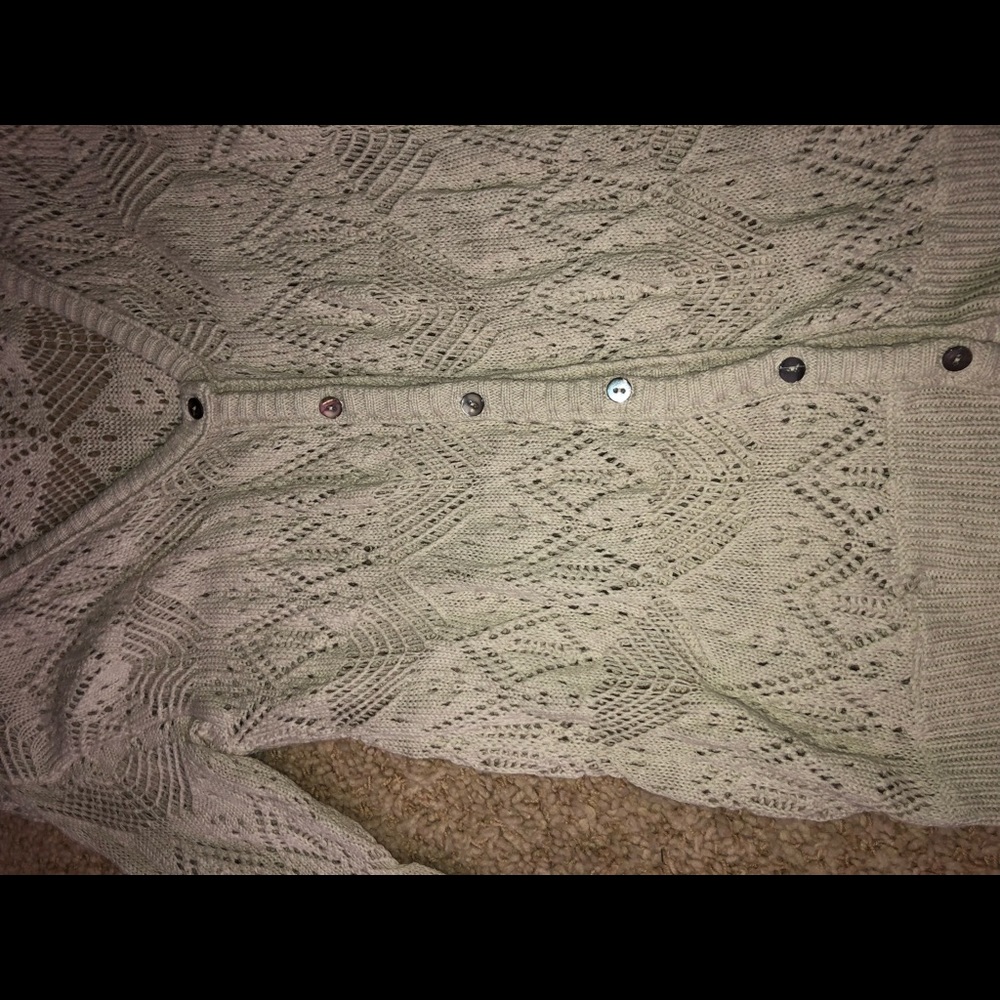 CREAM CARDIGAN - Picture 2 of 2